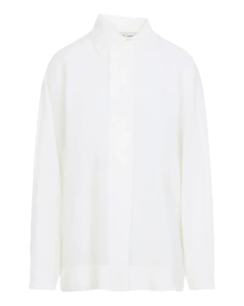 Carven collared long-sleeve shirt - Nude Nude