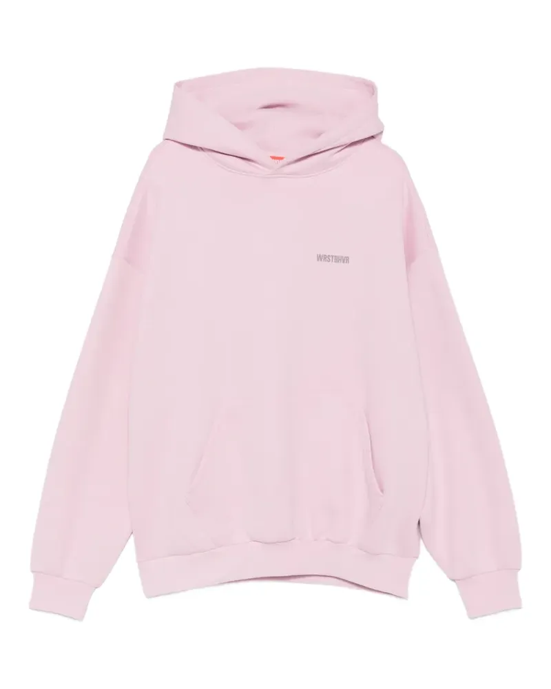WRSTBHVR Hoodie mit Logo-Print - Rosa Rosa