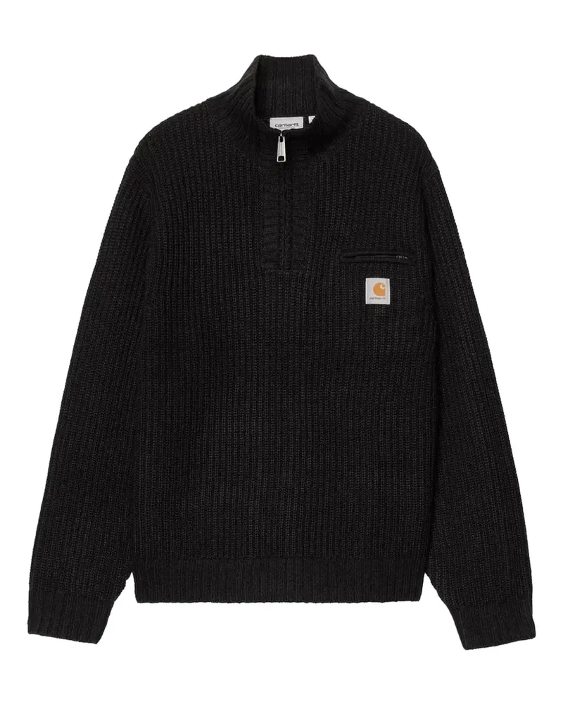 Carhartt WIP Detroit half-zip sweater - Schwarz Schwarz