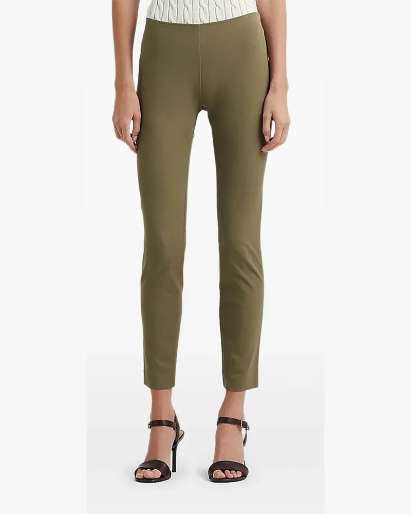 Ralph Lauren Hose mit seitlichem Reißverschluss - Grün Grün