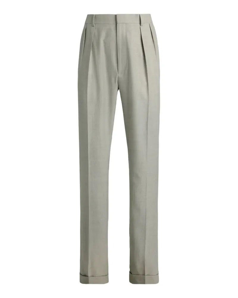 Ralph Lauren Gregory Wollhose mit Falten - Grau Grau