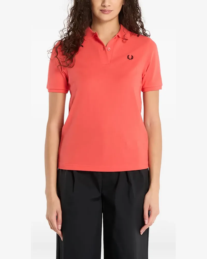 Fred Perry logo-embroidered polo shirt - Orange Orange
