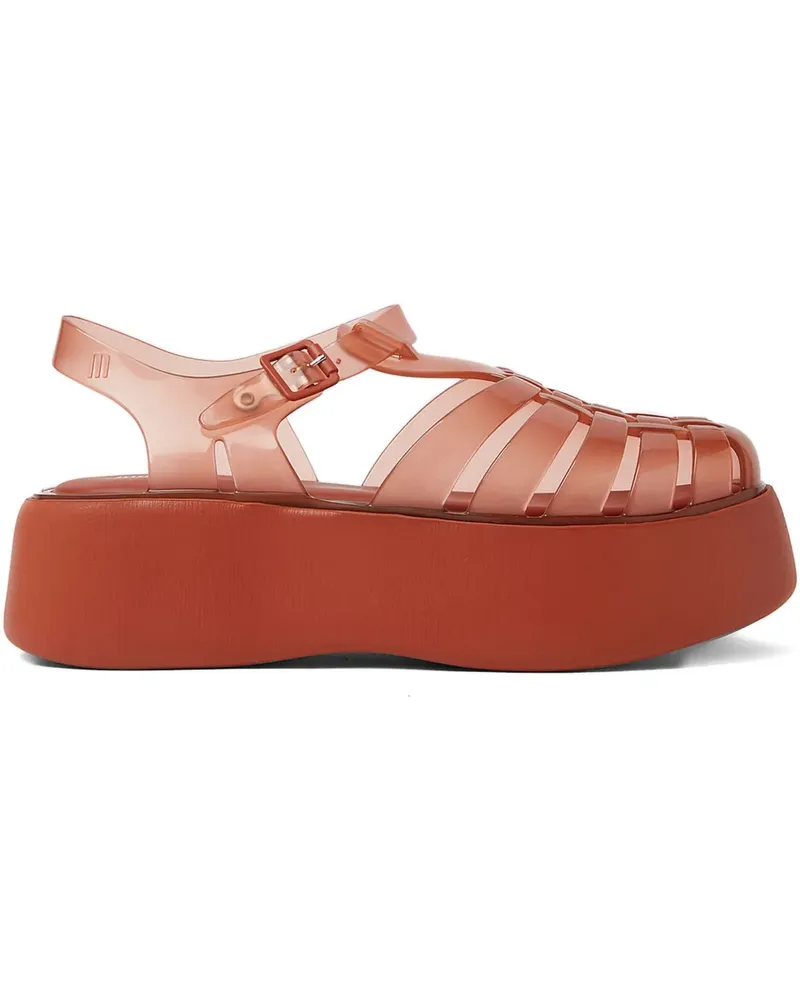 Melissa platform buckle-fastening sandals - Orange Orange