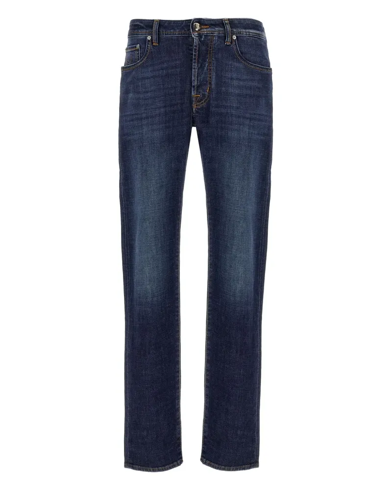 Jacob Cohën Jeans im Five-Pocket-Design - Blau Blau