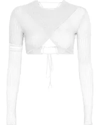 Roberta Einer Loona Cropped-Top Weiß