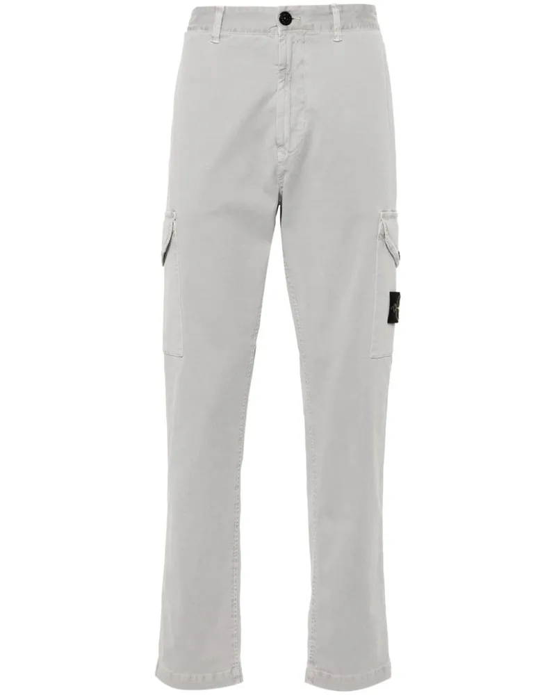 Stone Island Cargohose mit Tapered-Bein - Grau Grau