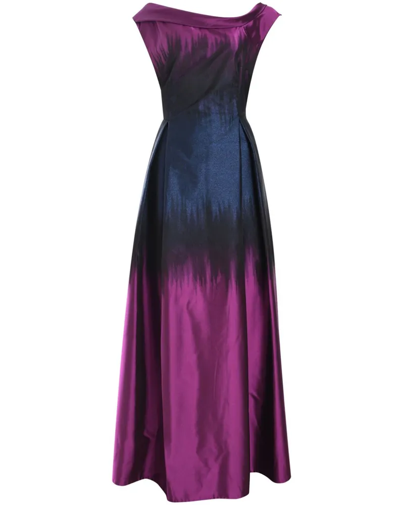 Talbot Runhof Maxikleid mit Ombré-Design - Rosa Rosa