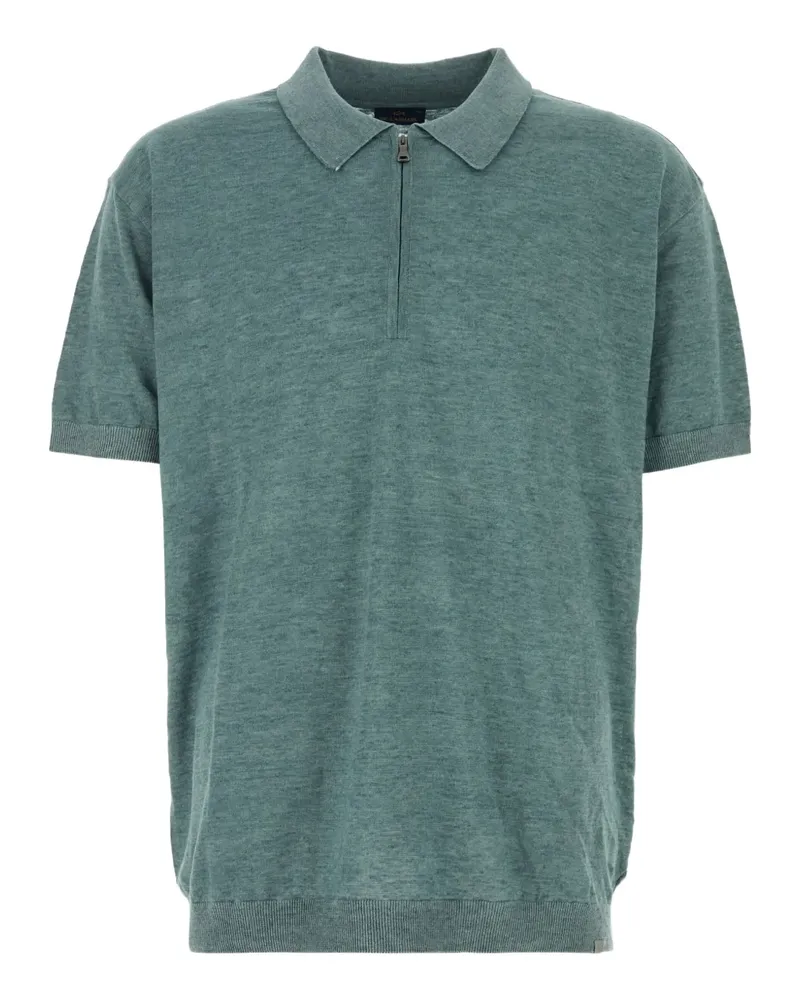 Paul & Shark Poloshirt mit Reißverschluss - Grau Grau