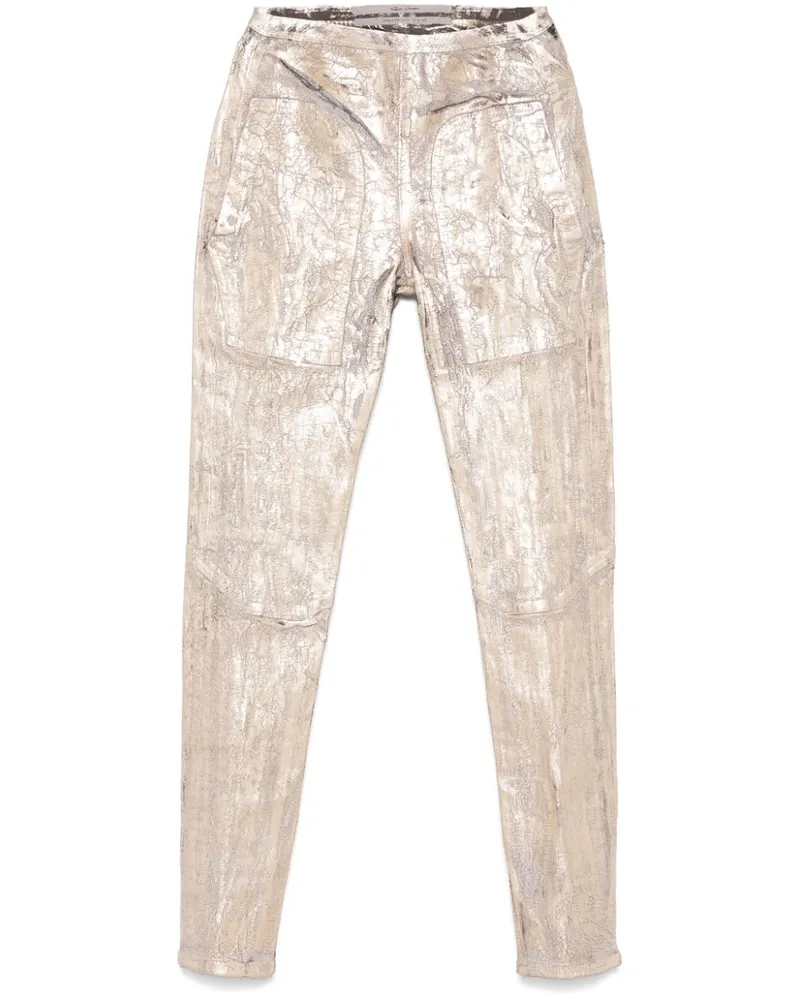 Rick Owens Hose mit Riss-Effekt - Gold Gold