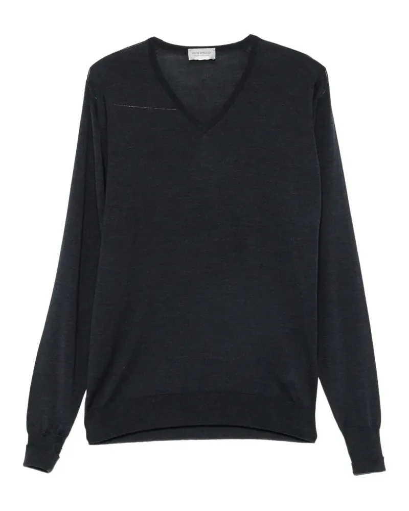 John Smedley Bobby V-neck sweater - Grau Grau