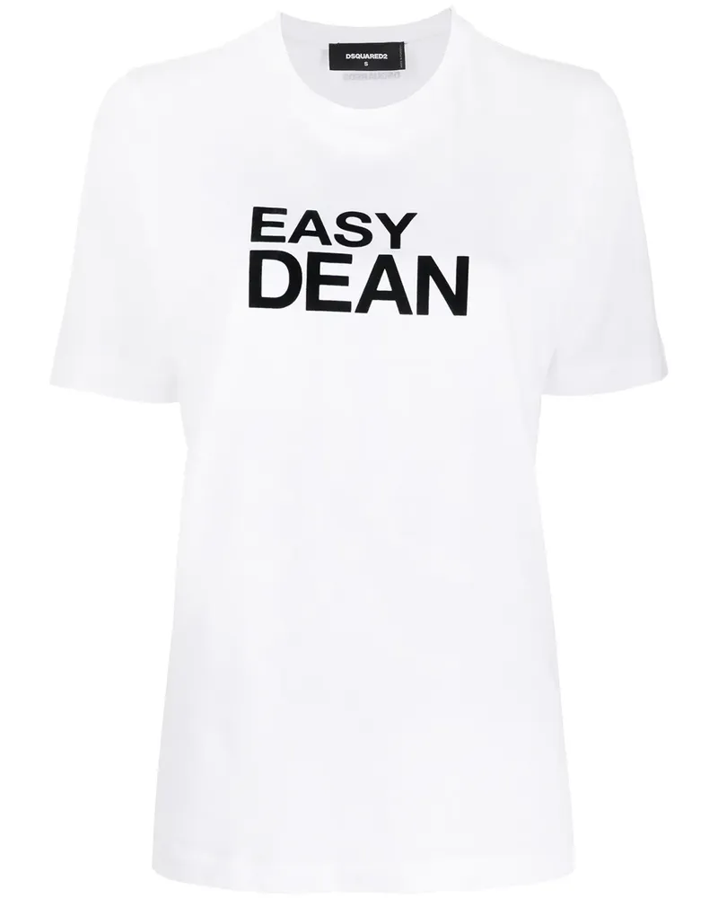 Dsquared2 Easy Dan' T-Shirt - Weiß Weiß