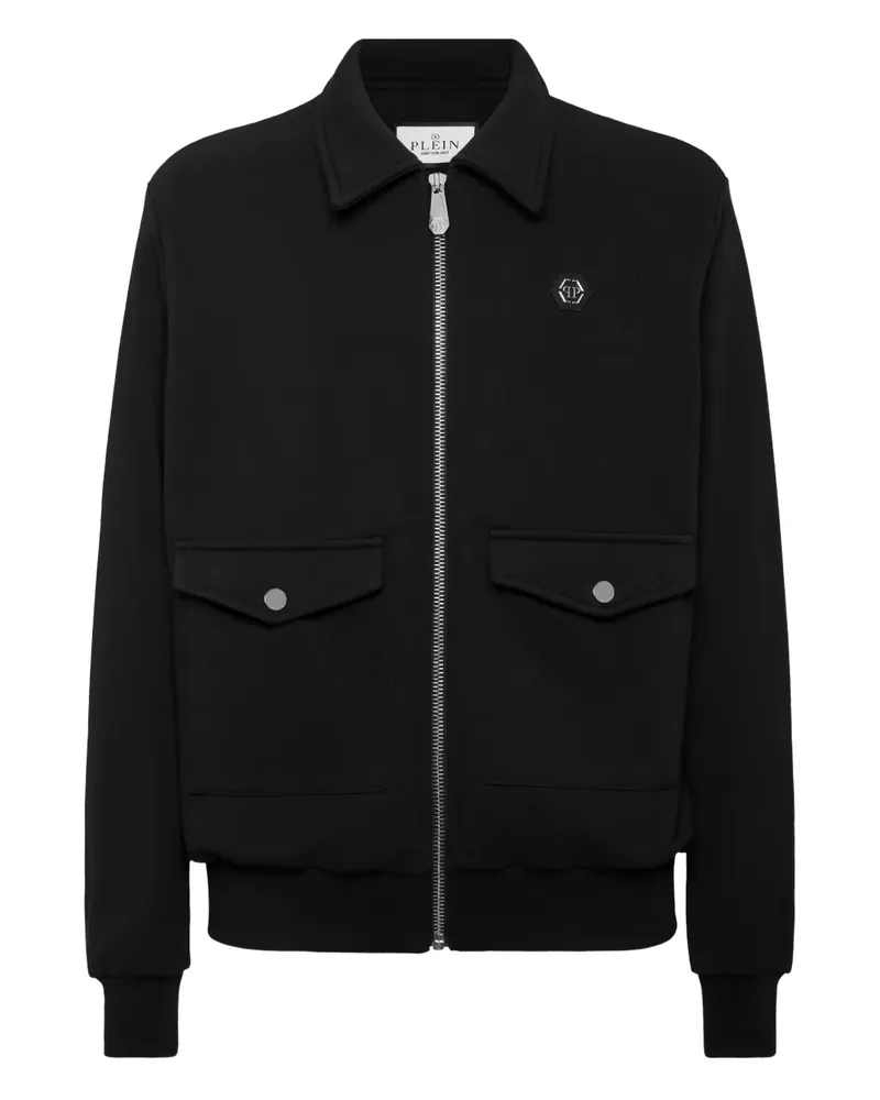 Philipp Plein Coster Bomberjacke - Schwarz Schwarz