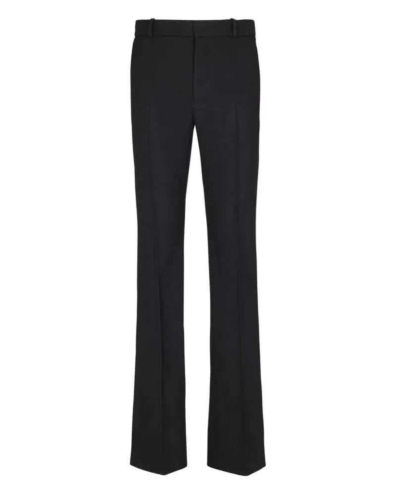 Balmain Hose mit Abnähern - Schwarz Schwarz