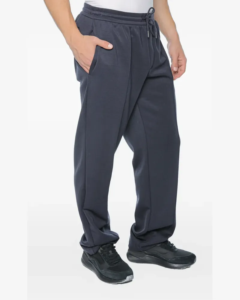 Armani Exchange drawstring-waist pleated trousers - Schwarz Schwarz
