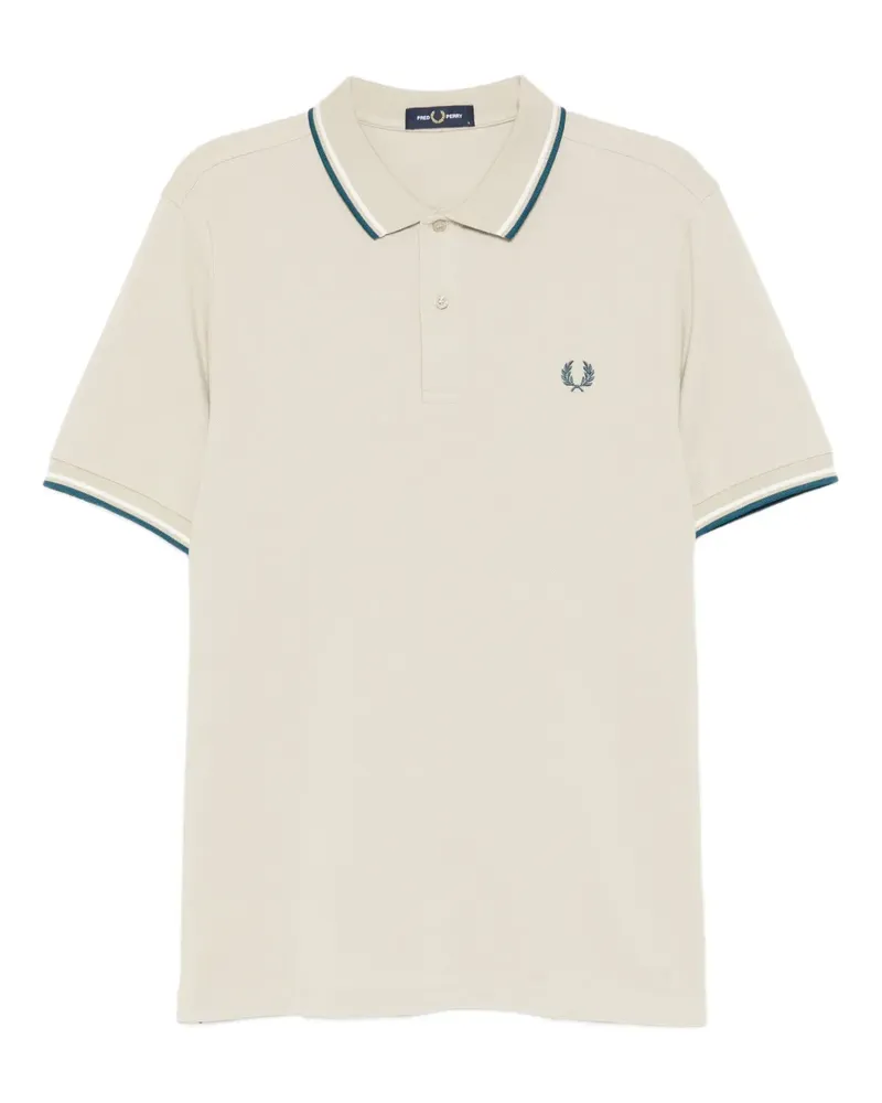 Fred Perry Twin Poloshirt - Nude Nude