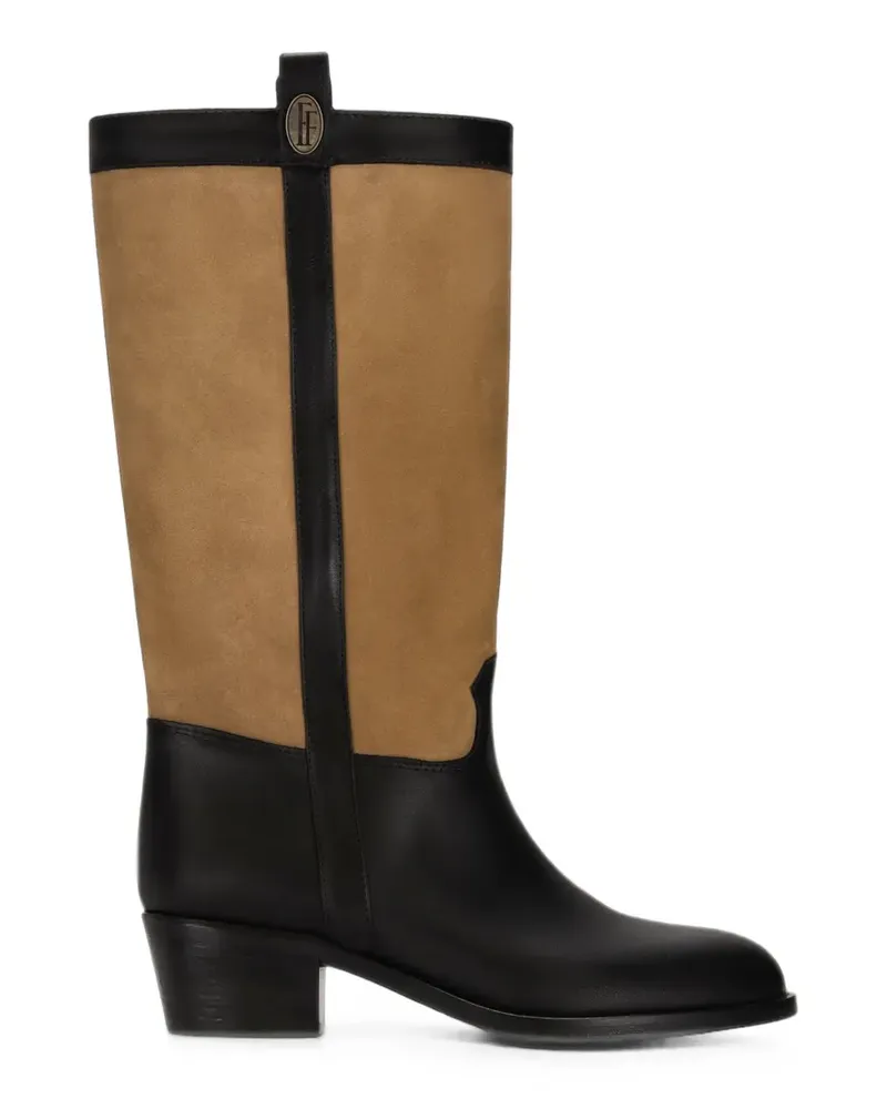 Fortela Solea Stiefel mit Einsatz - Nude Nude