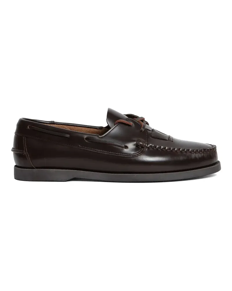 HEREU Saler Nautic lace-up loafers - Braun Braun