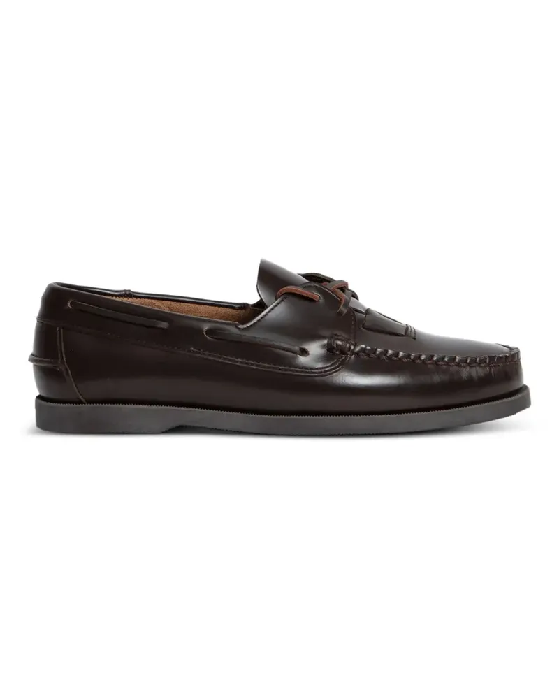 HEREU Saler Nautic lace-up loafers - Braun Braun