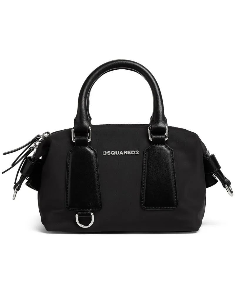 Dsquared2 Shopper mit Logo-Schild - Schwarz Schwarz