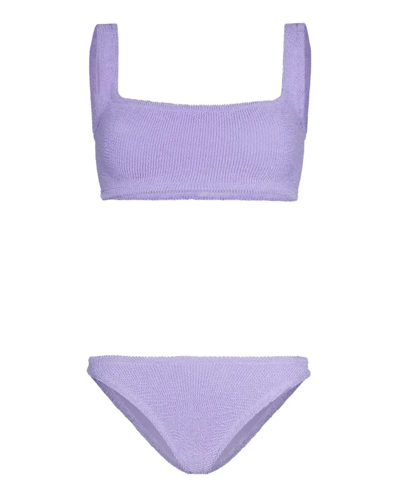 Hunza G Geraffter Xandra Bikini - Violett Violett
