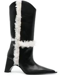 COPERNI Stiefel mit Shearling 85mm Schwarz