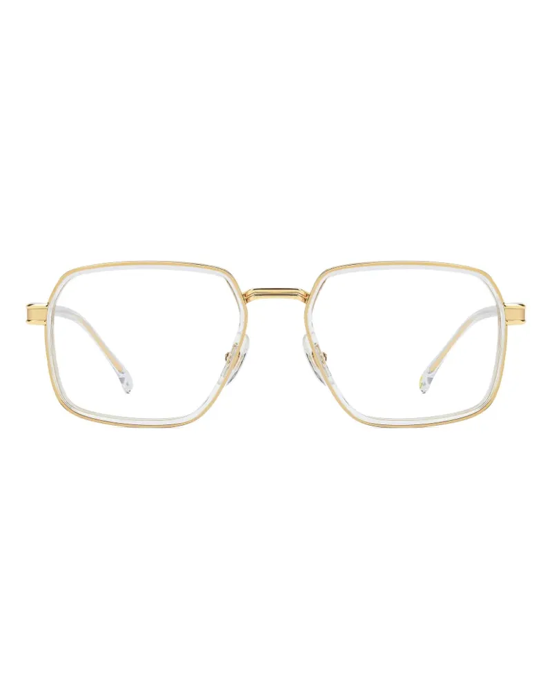 Carrera 1144 geometric-frame glasses - Gold Gold