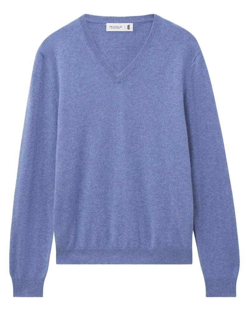 Pringle of Scotland Kaschmirpullover mit V-Ausschnitt - Blau Blau