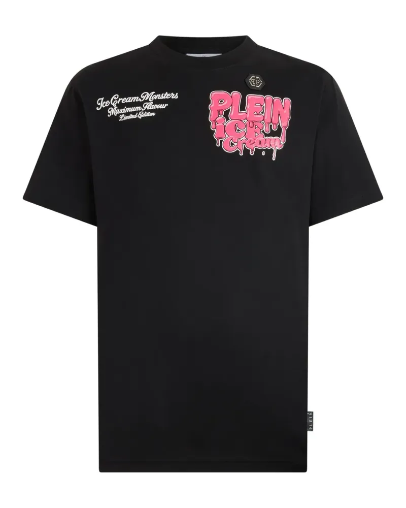Philipp Plein T-Shirt mit rundem Ausschnitt - Schwarz Schwarz