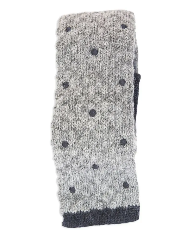 Brunello Cucinelli polka-dot tie - Grau Grau