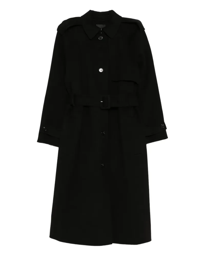 Theory Einreihiger Trenchcoat - Schwarz Schwarz