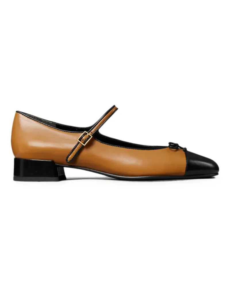 Tory Burch Mary Janes mit angeschnittener Kappe 25mm - Nude Nude