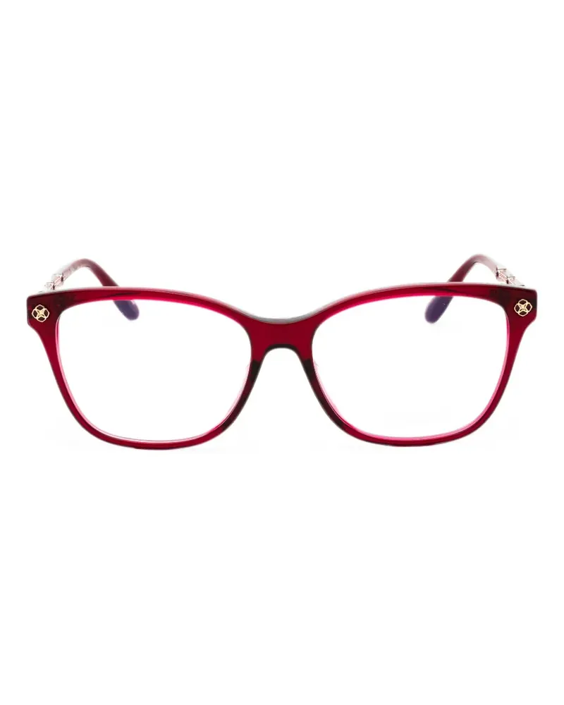 Chopard rectangle-frame glasses - Rot Rot