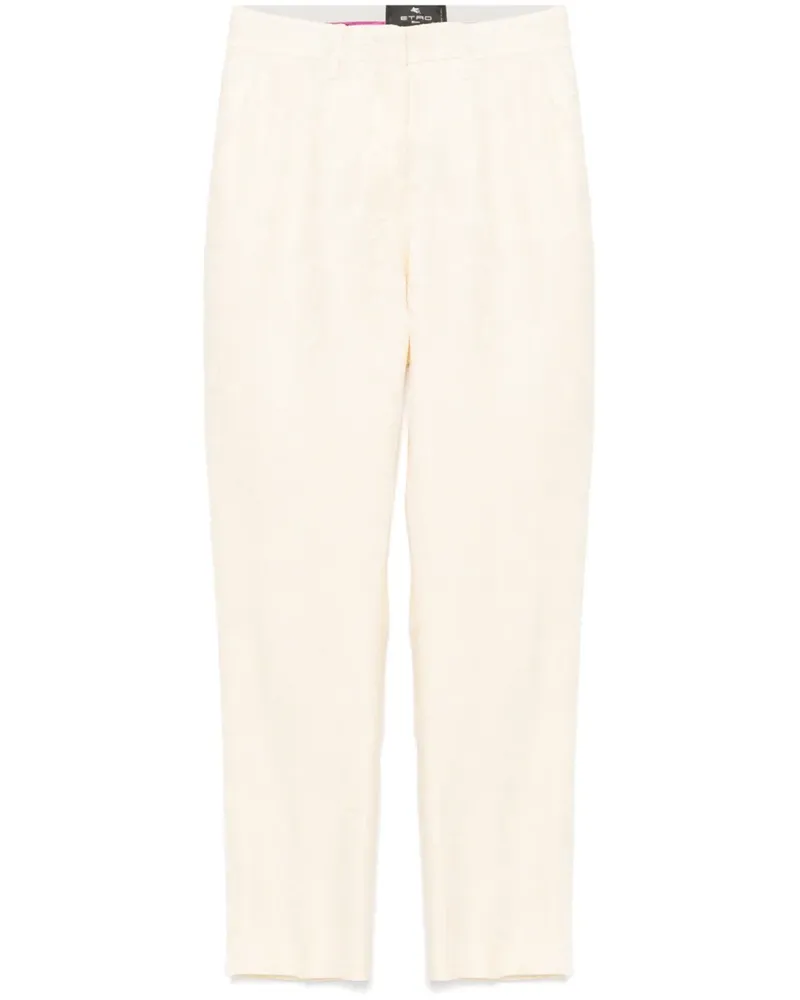 Etro Hose mit Paisley-Jacquard - Nude Nude