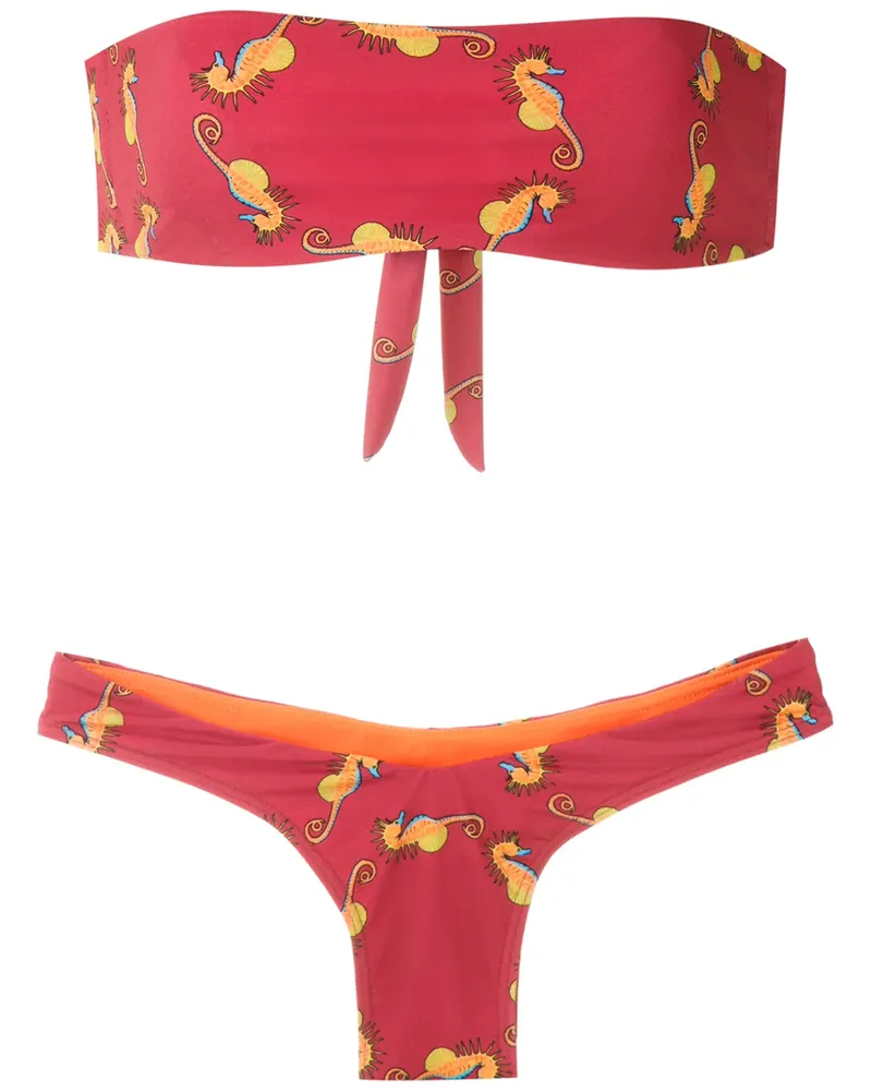 Amir Slama Trägerloser Bikini - Rot Rot