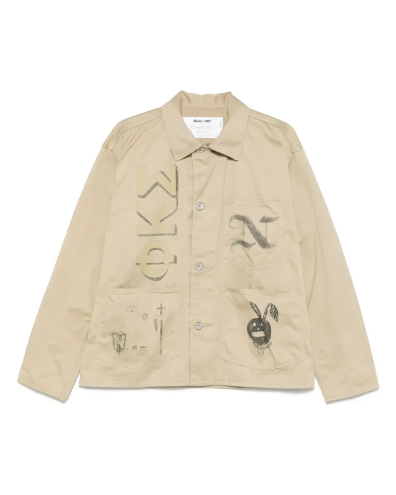 Neighborhood Memorial Hemdjacke - Nude Nude