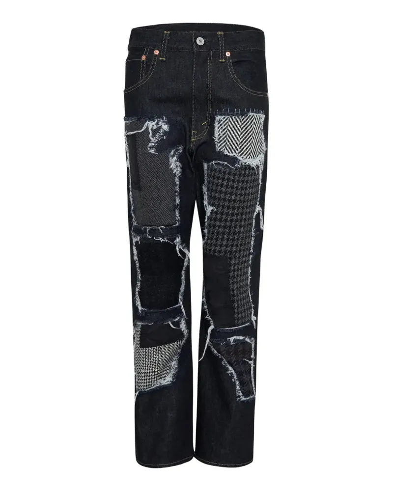 Junya Watanabe Jeans im Patchwork-Look - Blau Blau