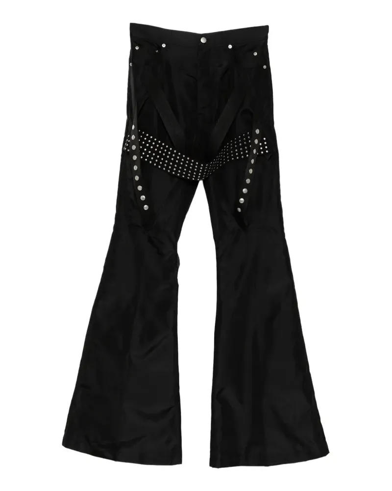 Rick Owens Megastapped Bolans Hose - Schwarz Schwarz