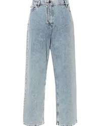 Magda Butrym Ausgeblichene Straight-Leg-Jeans Blau