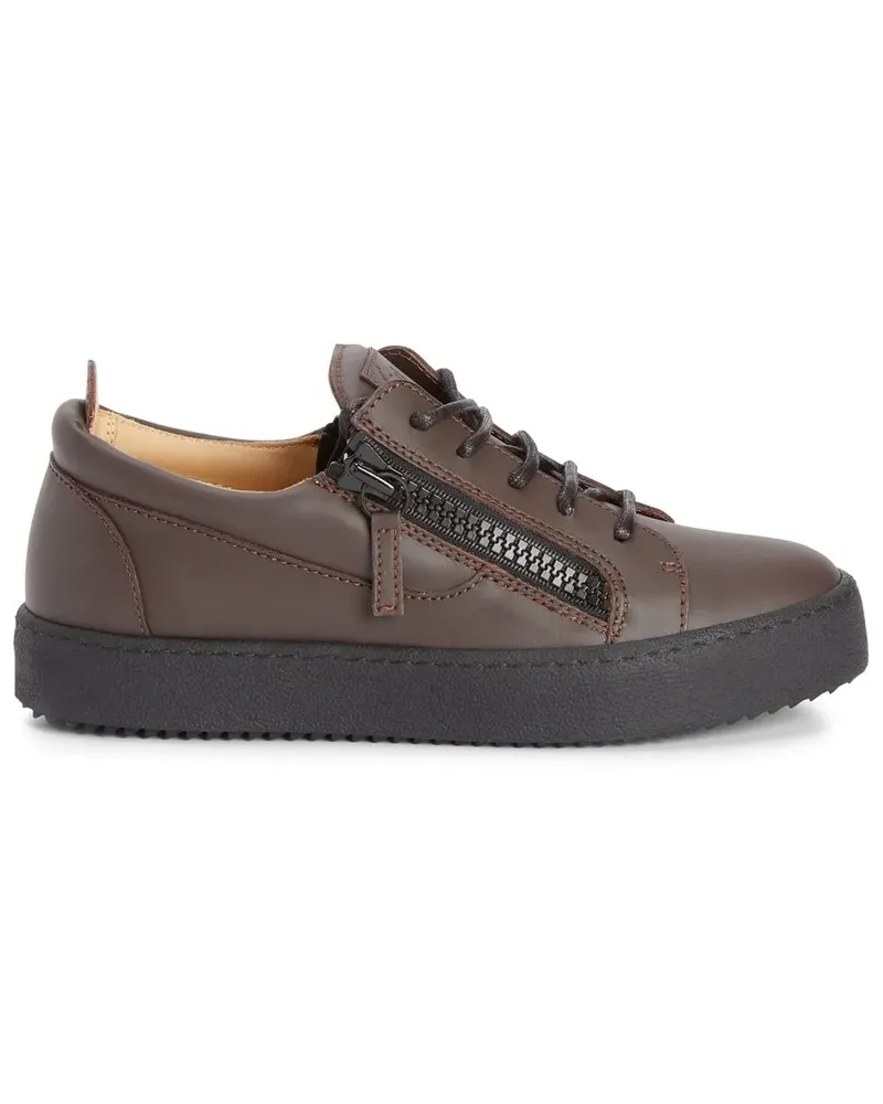 Giuseppe Zanotti Sneakers mit Reißverschluss - Braun Braun