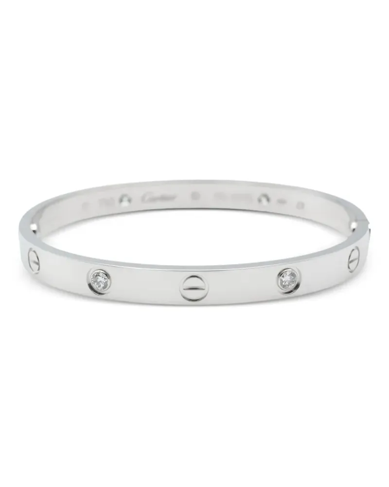 Cartier 2010s 18kt Love Breath Weißgoldarmband - Silber Silber