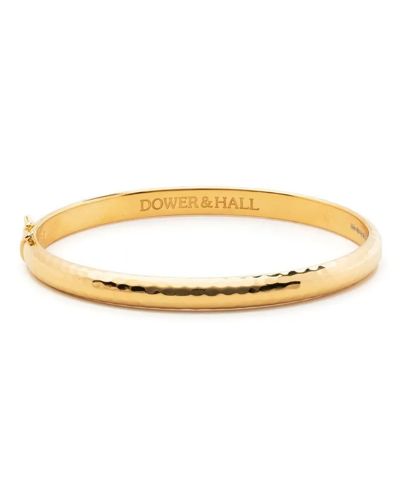 Dower & Hall Gehämmerter Nomad Armreif - Gold Gold