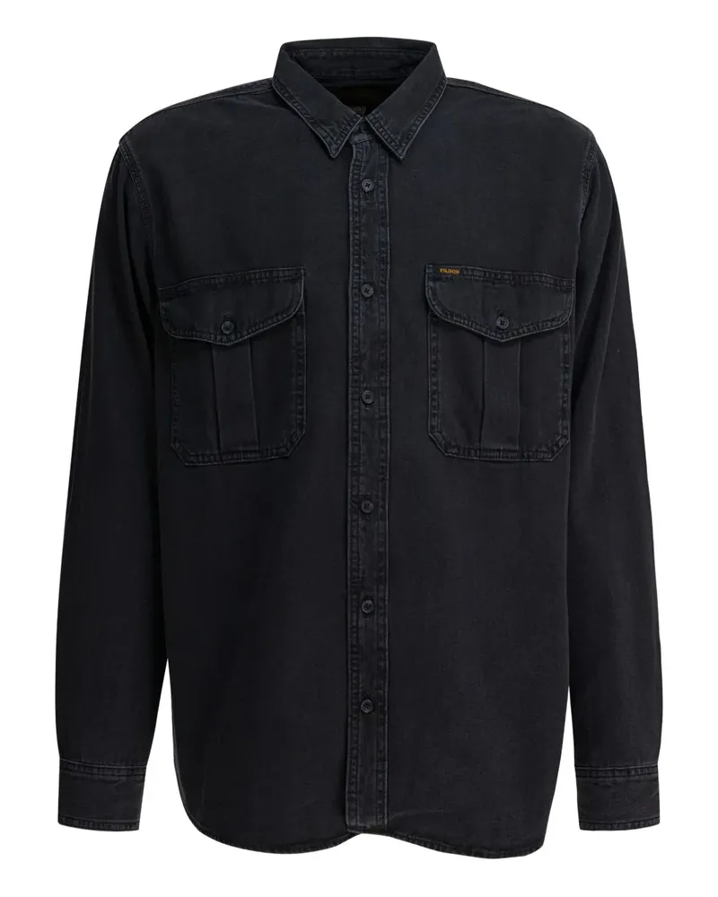 Filson button-fastening pocket shirt - Schwarz Schwarz