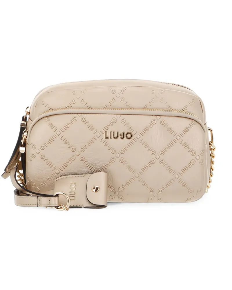 Liu Jo logo-embossed cross body bag - Gold Gold