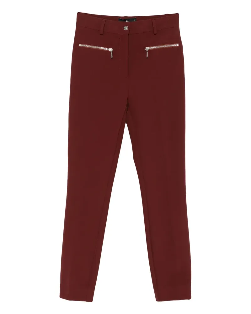 Etro Hose mit Reißverschlussdetail - Rot Rot