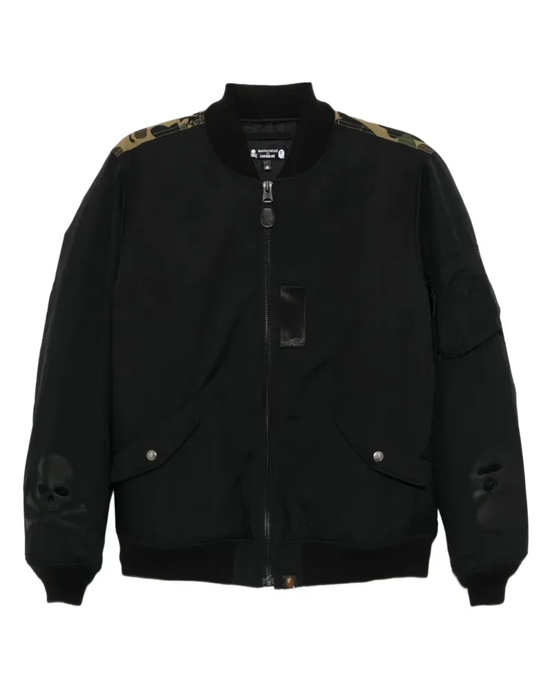 Mastermind Japan Jacke mit grafischem Print - Schwarz Schwarz
