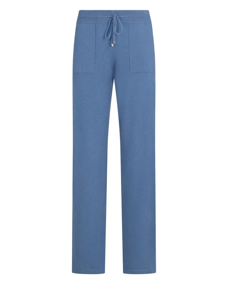 Malo drawstring track pants - Blau Blau