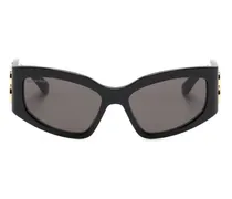 Bossy Cat-Eye-Sonnenbrille - Schwarz