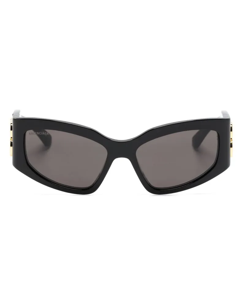 Balenciaga Bossy Cat-Eye-Sonnenbrille - Schwarz Schwarz