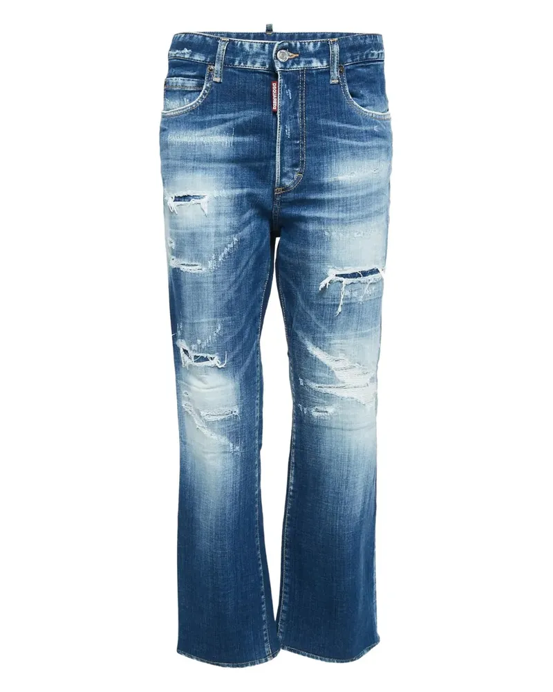 Dsquared2 Pre-owned Distressed-Jeans - Blau Blau