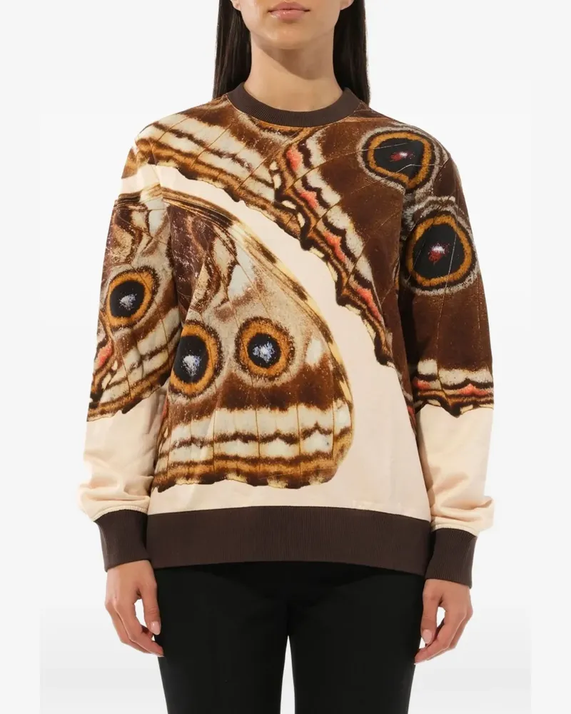 Givenchy butterfly print sweatshirt - Braun Braun